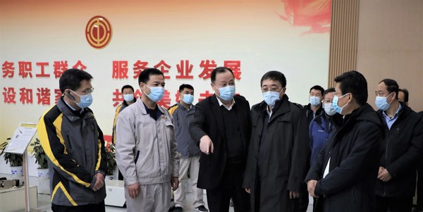 全省工会基层工作现场推进会议与会人员到公司观摩