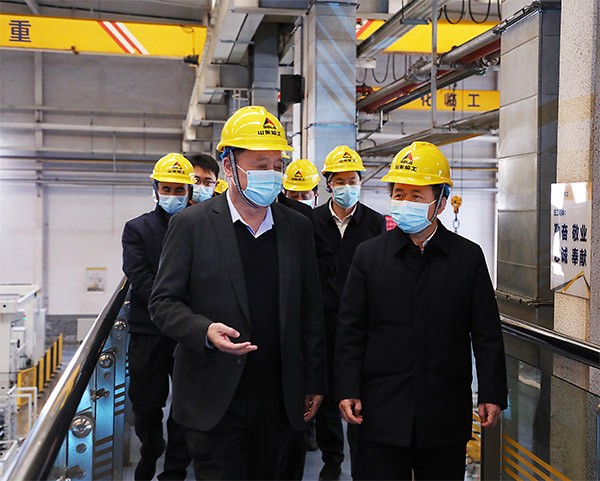 山东省委书记李干杰到临工集团考察调研